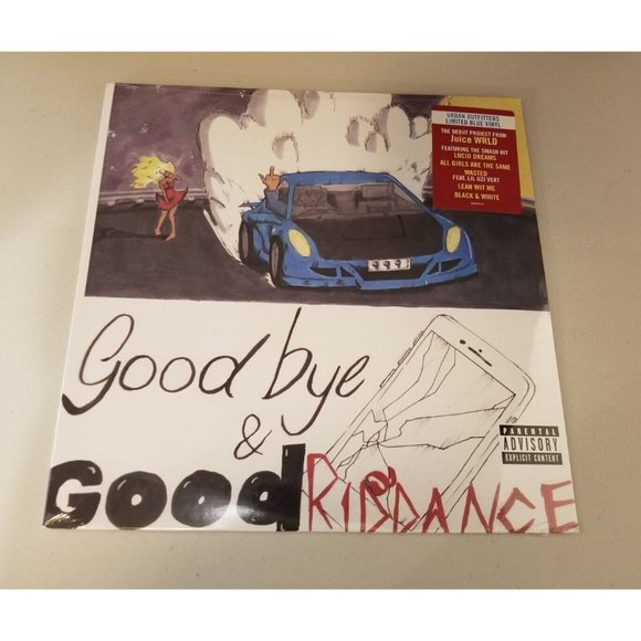 Juice WRLD Goodbye & Good Riddance LP Blue Vinyl Record New Sealed - Picture 2 of 3